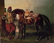 unknow artist Arab or Arabic people and life. Orientalism oil paintings  429 painting